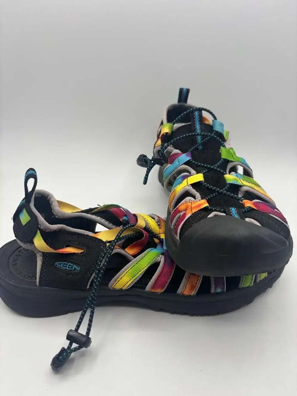 KEEN Women's Whisper Sport Sandal Original Tie Dye Size 11 US Pride